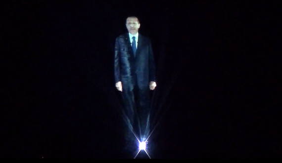 Recep Tayyip Erdoğan Hologram Görüntüsü